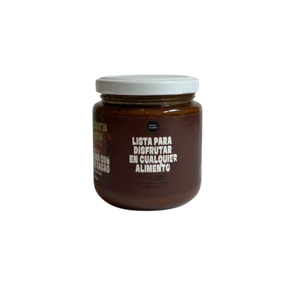 Crema de Avellana con Cacao y Nibs de Cacao